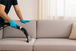Professional sofa rensning